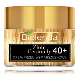 Bielenda Golden Ceramides 40+ Moisturizing and Firming Anti-Wrinkle Cream drėkinantis ir stangrinantis veido kremas nuo raukšlių
