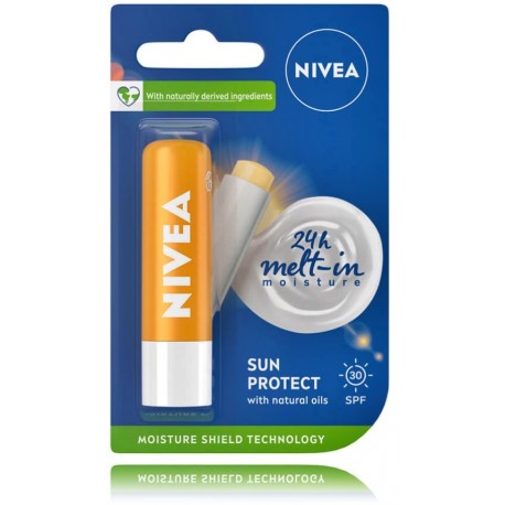 Nivea Sun Lip Protec SPF30 apsauginis lūpų balzamas