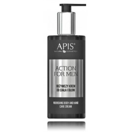 Apis Action For Men Nourishing Body and Hand Care Cream maitinantis kūno ir rankų kremas vyrams