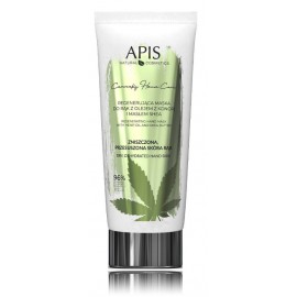 Apis Cannabis Home Care Regenerating Hand Mask regeneruojanti kaukė sausai/labai sausai rankų odai