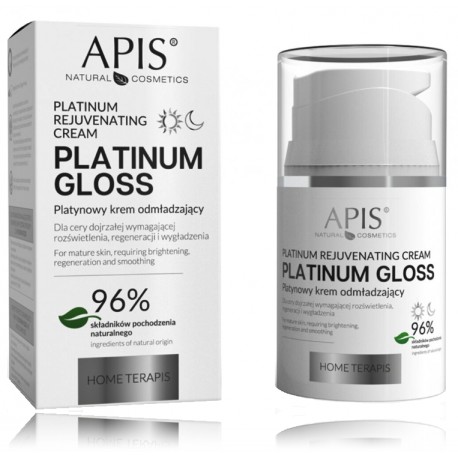 Apis Platinum Gloss Rejuvenating Cream Home Terapis jauninantis veido kremas