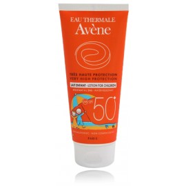 Avène Sun Lotion SPF50+ apsauginis vandeniui atsparus losjonas nuo saulės vaikams