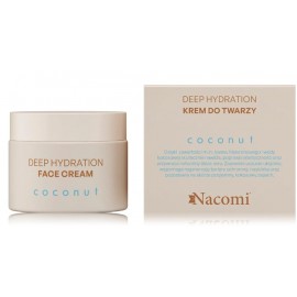 NACOMI Deep Hydration Coconut Face Cream drėkinantis veido kremas