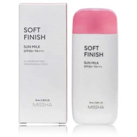 MISSHA All Around Safe Block Soft Finish Sun Milk SPF50+ PA+++ apsauginis veido ir kūno pienelis nuo saulės