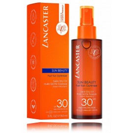 Lancester Sun Beauty Satin Dry Oil SPF30 сухое масло для загара для тела