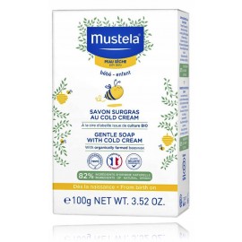 Mustela Bebe Gentle Soap With Cold Cream мягкое детское мыло с кремом и пчелиным воском