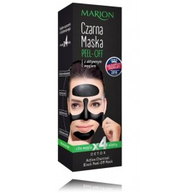 Marion Detox Pell-Off Black Mask valomoji veido kaukė su aktyvintąja anglimi