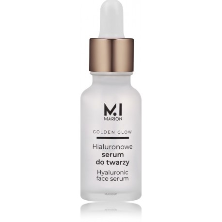 Marion Golden Glow Hyaluronic Serum glotninamasis ir šviesinamasis veido serumas