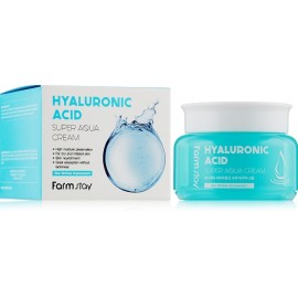 FarmStay Hyaluronic Acid Super Aqua Cream интенсивно увлажняющий крем для лица