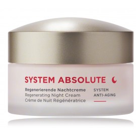 Annemarie Börlind System Absolute Regenerating Night Cream atkuriantis naktinis veido kremas brandžiai/sausai  odai