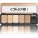 Profusion Cosmetics Contour Case veido kontūravimo paletė