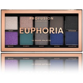 Profusion Cosmetics Euphoria 10 Shade Palette палитра теней