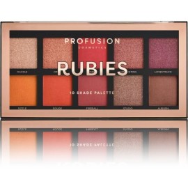Profusion Cosmetics Rubies 10 Shade Palette палитра теней