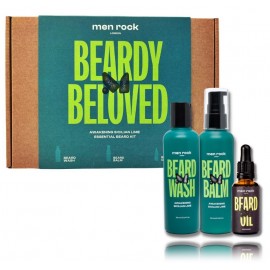 Men Rock Beardy Beloved Awakening Sicilian Lime набор по уходу за бородой (масло для бороды + шампунь + бальзам)