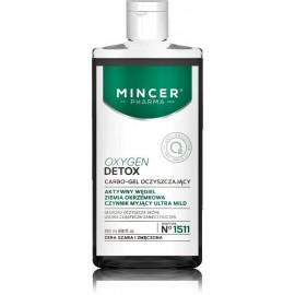 MINCER PHARMA Oxygen Detox No.1511 valomasis veido gelis papilkėjusiai ir pavargusiai odai