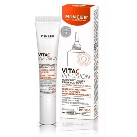 MINCER PHARMA Vita C Infusion No.604 šviesinantis paakių kremas visiems odos tipams