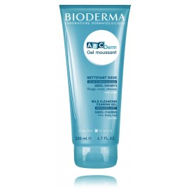 Bioderma ABCDerm Mild Cleansing Foaming Gel нежный пенящийся гель для мытья без мыла для детей