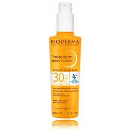 Bioderma Photoderm Spray Invisible SPF30 purškiama apsauginė priemonė nuo saulės jautriai odai