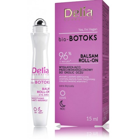 Delia Cosmetics Bio-Botoks Smoothing And Anti-wrinkle Roll-on разглаживающий крем для глаз от морщин