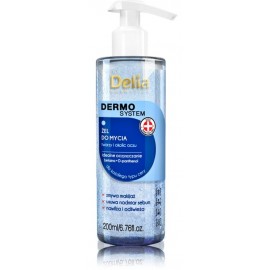 Delia Cosmetics Dermo System Wash Gel очищающий гель для лица и глаз