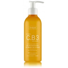 Ziaja Vitamin C.B3 Niacinamide Face Wash Gel švelnus veido prausimosi gelis