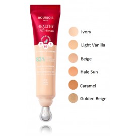 Bourjois Healthy Mix Serum Clean & Vegan Roll-On Concealer maskuoklis veidui su rutuliniu aplikatoriumi