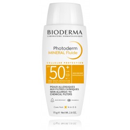 Bioderma Photoderm Mineral Fluide SPF50+ apsauginis veido ir kūno  fluidas nuo saulės alergiškai odai