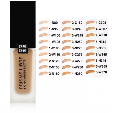 Givenchy Prisme Libre Skin-Caring Matte Foundation makiažo pagrindas