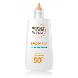 Garnier Ambre Solaire Super UV Niacinamide SPF50+ apsauginis fluidas nuo saulės su niacinamidu