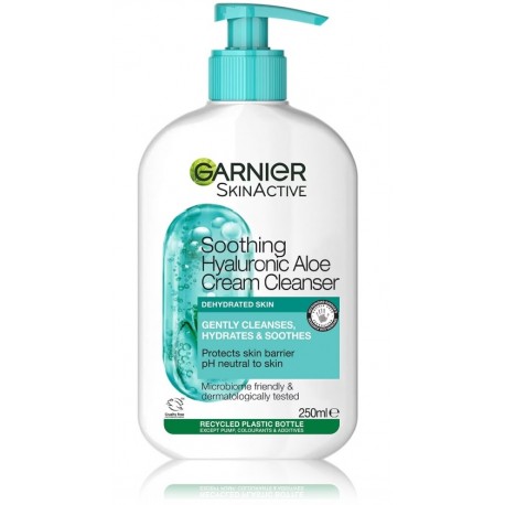 Garnier Skin Naturals Hyaluronic Aloe Soothing Cream Cleanser увлажняющее средство для мытья лица