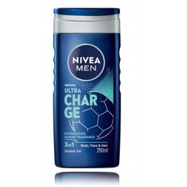 Nivea Men Ultra Charge Shower Gel dušo gelis vyrams