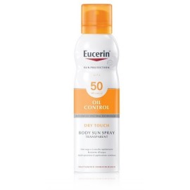 Eucerin Sun Spray Body Dry Touch Oil Control SPF50 солнцезащитный спрей для тела