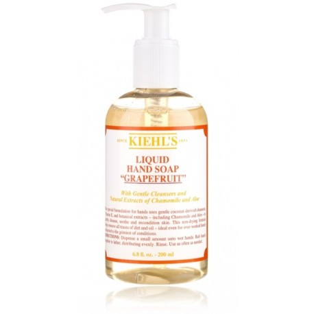 Kiehl's Liquid Hand Soap Grapefruit skystas muilas