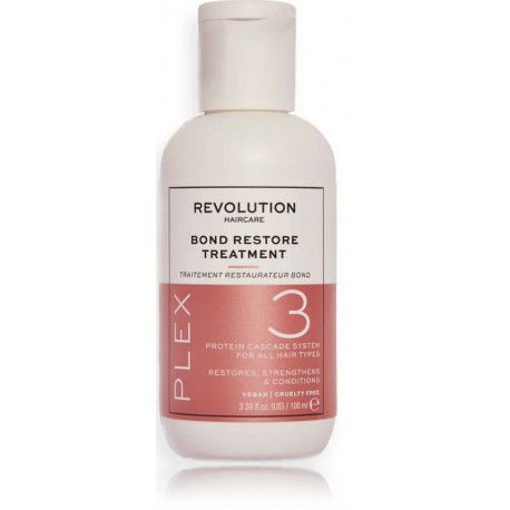 Revolution London Haircare Plex 3 Bond Restore Treatment atkuriamoji plaukų priežiūros priemonė