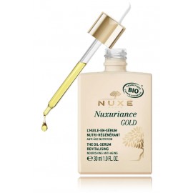 Nuxe Nuxuriance Gold The Oil-Serum питательная и восстанавливающая масляная сыворотка для сухой кожи лица