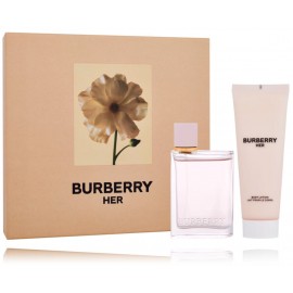 Burberry Her rinkinys moterims (50 ml. EDP + 75 ml. kūno losjonas)