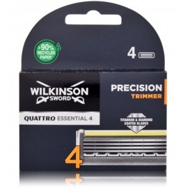 Wilkinson Sword Quattro Essential 4 Precision Trimmer skustuvo galvutės