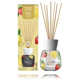 Yankee Candle Iced Berry Lemonade Reed Diffuser namų kvapas su lazdelėmis