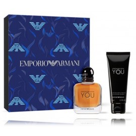 Emporio Armani Stronger With You rinkinys vyrams (50 ml. EDT + 75 ml. dušo gelis)