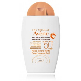 Avène Tinted Mineral Fluid SPF50+ apsauginis tonuotas fluidas nuo saulės veidui