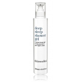 This Works Deep Sleep Shower Gel miego kokybę gerinantis dušo gelis