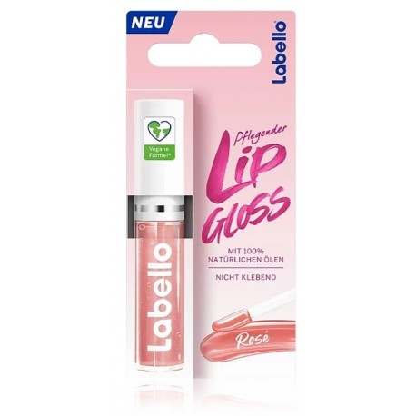 Labello Rosé Lip Gloss питательный тонирующий бальзам для губ