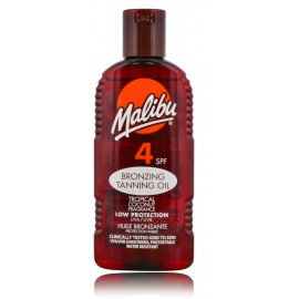 Malibu Bronzing Tanning Oil SPF4 защитное масло, способствующее более быстрому загару