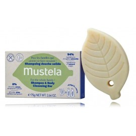 Mustela Shampoo & Body Cleansing Bar 2in1 твердый шампунь и мыло