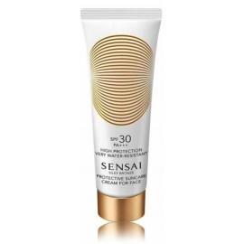 Sensai Silky Bronze Sun Care Cream SPF30 защитный крем для лица