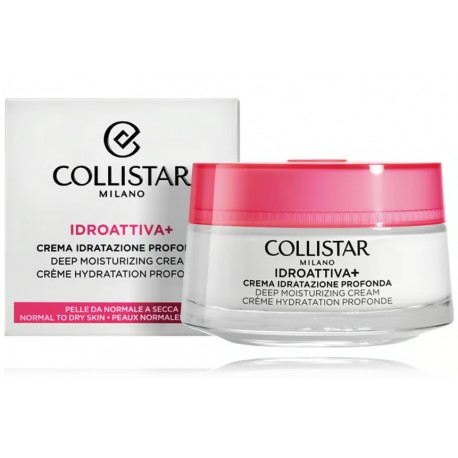 Collistar Idro-Attiva+ Deep Moisturizing Cream глубоко увлажняющий крем для лица для нормальной/сухой кожи