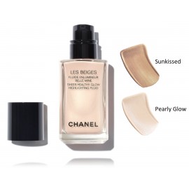 Chanel Les Beiges Sheer Healthy Glow Hightlighting Fluid skystas švytėjimą suteikiantis fluidas veidui ir kūnui