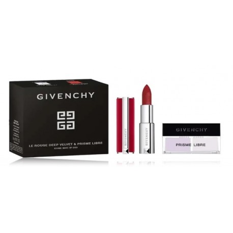 Givenchy Make-Up Set набор (фиксирующая рассыпчатая пудра 9,5 г + помада 3,4 г)