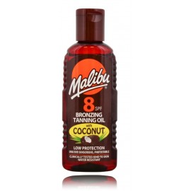 Malibu Bronzing Tanning Oil Coconut SPF8 защитное масло для загара