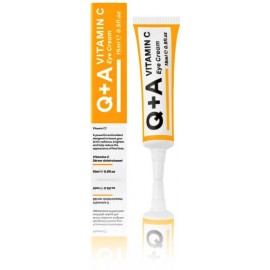 Q+A Vitamin C Eye Cream paakių kremas su vitaminu C